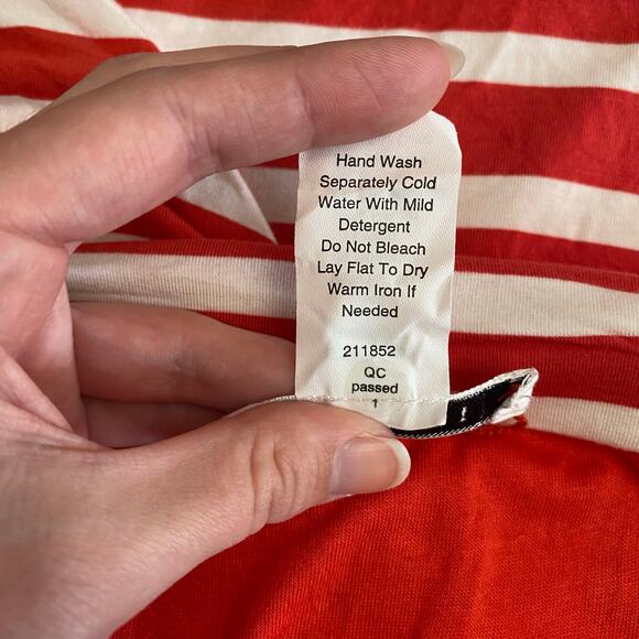 CAbi Blaine Striped Tube Top Size Medium‎ Red and White 709 Nautical - Picture 6 of 6